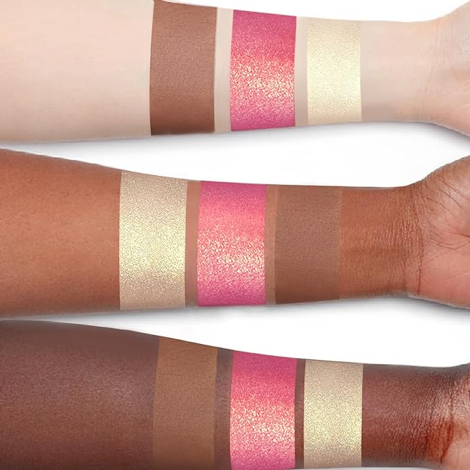 3Pcs Contour Highlighter Cream Blush Stick for Cheeks