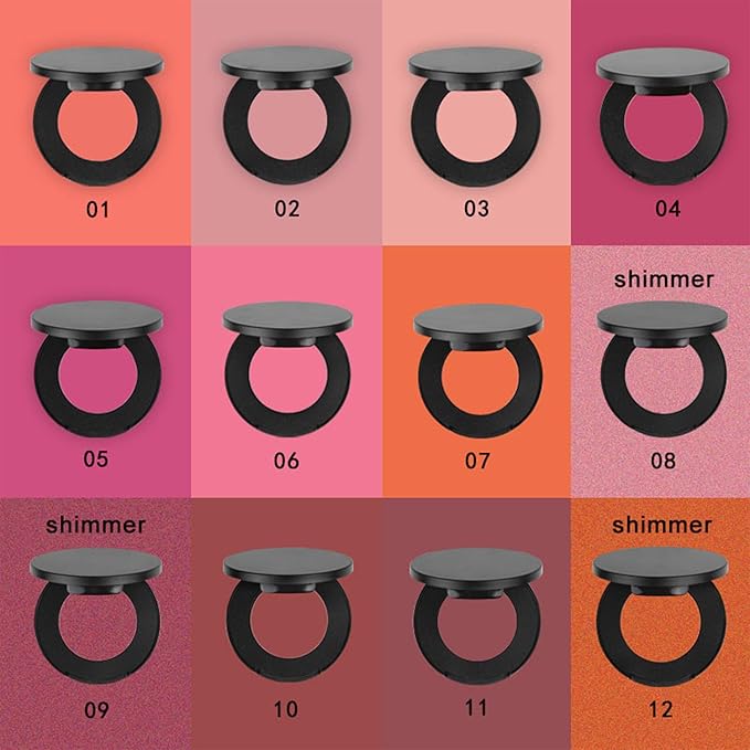 Blush Powder Face Makeup, Matte Natural Glow Blushing Blush 6