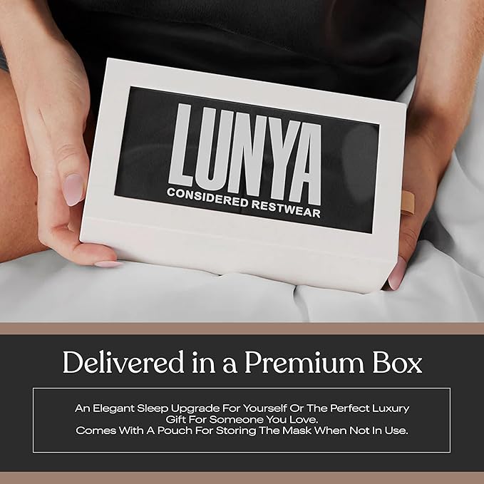 Lunya Men's Washable Silk Sleep Mask