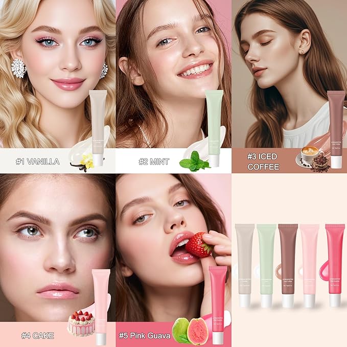 Summer Lip Butter Balm - Natural Hydrating Lip Moisturizer with Shea Butter, Soothes And Softens Dry Lips, Rich in Nutrients for Soft Smooth Lips 3 Iced Coffee