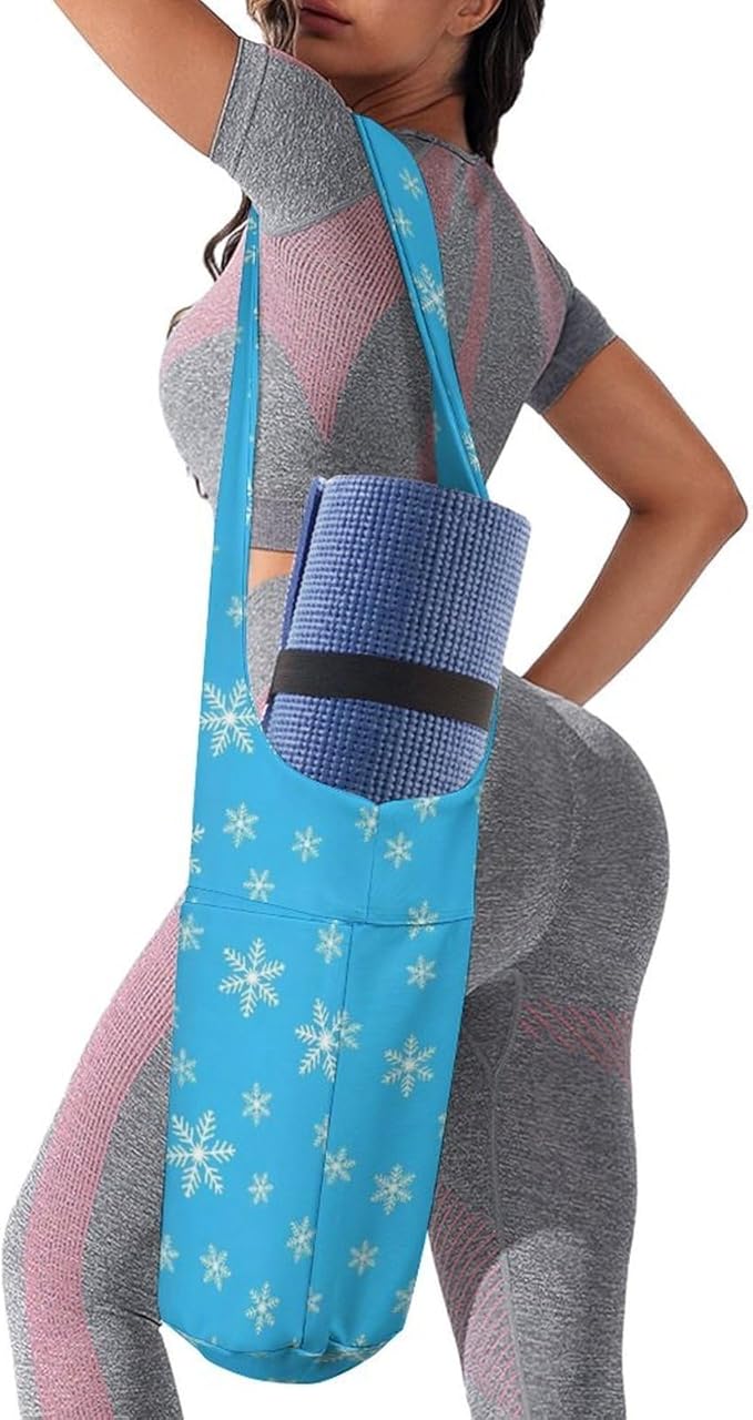 Stylish Yoga Mat Bag for Women Exercise Mat Holder with Shoulder Strap Yoga Mats Totes Sports Storage Bag