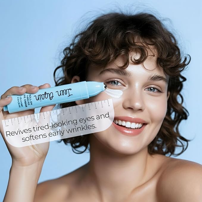 KSBC Look At Me Teen Again Roll-On Firming Eye Cream, Anti-Aging Line Smoothing Skin Care Treatment, Wrinkle Care, Cruelty Free, for Women and Men 0.54 fl. oz, 16ml