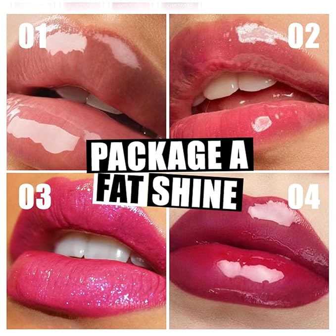 4 Colors Lip Oil Lip Glaze, Drip Lip Glaze,