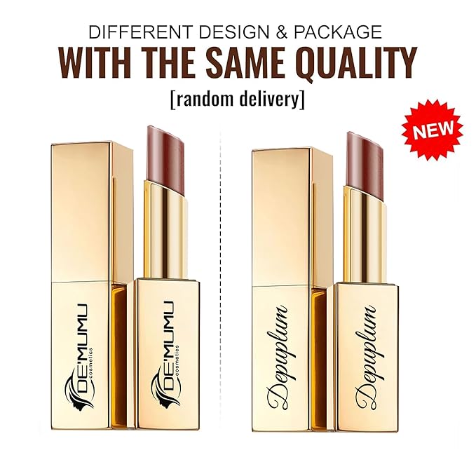 Red Nude Purple Lipstick Set for Women Shimmer Tinted Lip Balm Hydrating Moisturizing Lip Gloss Cruelty Free Lip Makeup, DM108/118/122