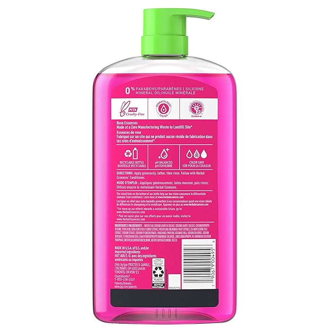 Herbal Essences Shampoo for Colored Hair, Paraben-Free, Color Me Happy, 29.2 fl oz (Pack of 2)