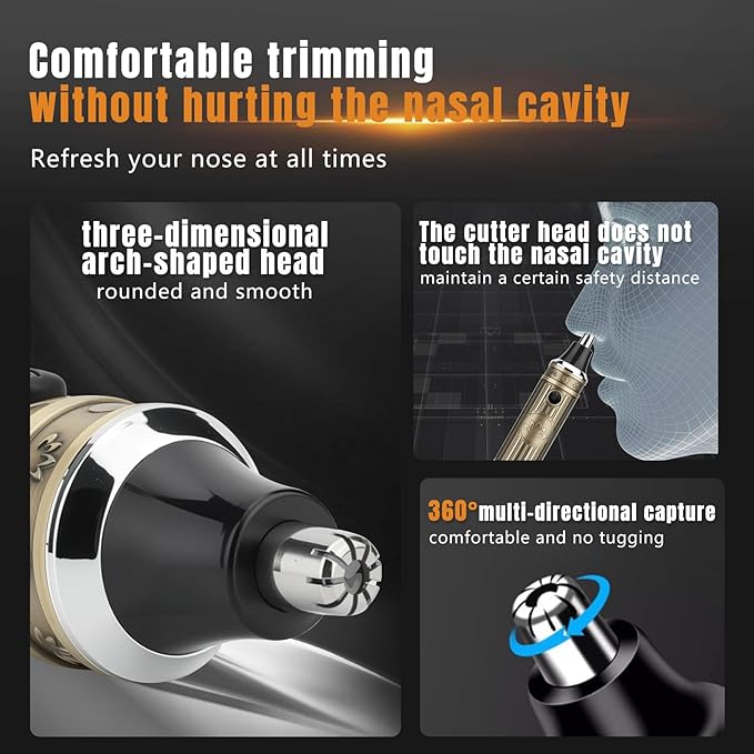Hair Clippers for Men Professional, T-Blade Barber Clippers and Trimmer Set, 4 in 1 Mens Cordless Hair Clipper for Barber Kit, Foil Thaver and Nose Trimmer for Men with LED Display Gifts