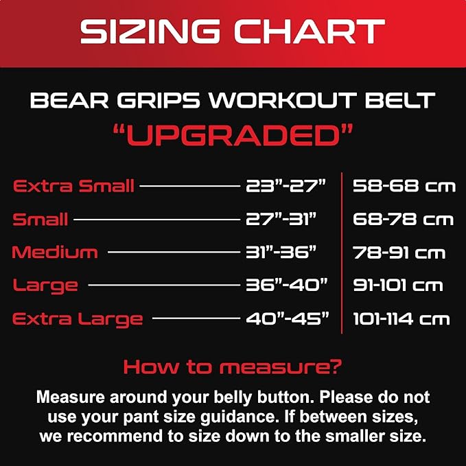 Bear Grips Weight Lifting Belt