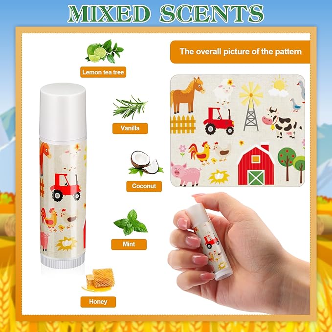 Fumete 50 Pack Baby Shower Farm Classroom