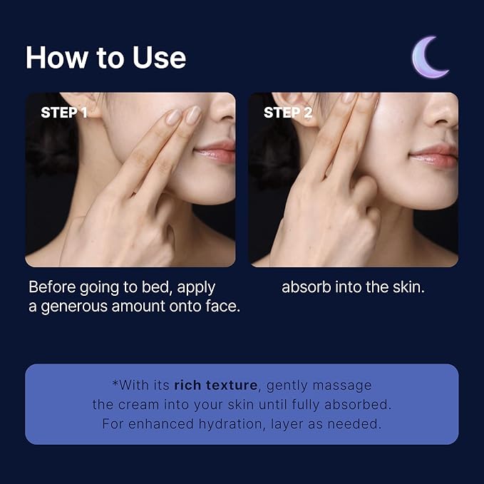DaseuL’ Perfect Sleep Super Barrier Cream 1.69fl.oz, Dense Ceramide Sleep Balm for Strengthening Skin Barrier, Soothing Irritation & Restoring Hydration Overnight Korean Facial Moisturizer