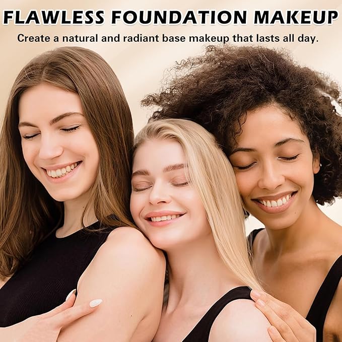 Liquid Concealer, Creamy Texture Full Coverage Matte Finish Concealer for Under Eye, Dark Circles, Fine Lines, Redness & Blemishes, Long-lasting Wear - 02 Medium
