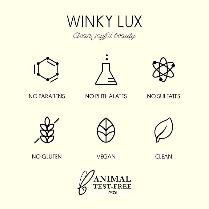 Winky Lux Flower Balm, pH Lip Balm, Color Changing Lipstick and Tinted Lip Balm Stain, Vegan & Cruelty Free Hydrate & Plump, Sheer Pink Lipstick, Purple Flower