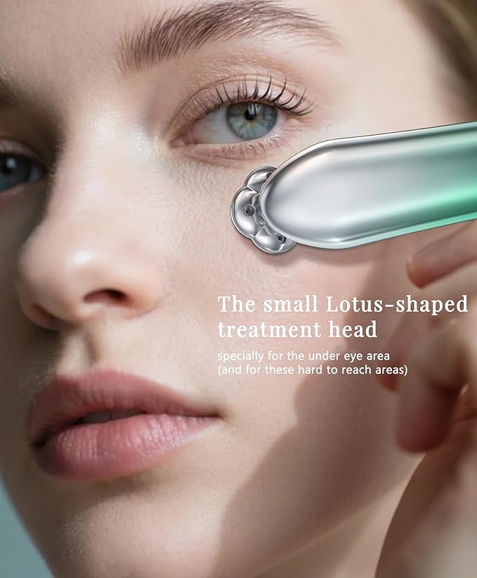 RF Radio Frequency Eye Device | 2 in 1 Eye Anti Aging Device | Under Eye Bags Treatment | Eye Bags | Eye Puffiness | Fine Line | Wrinkle Reducing - Professional RF Eye Skin Care Beauty Device