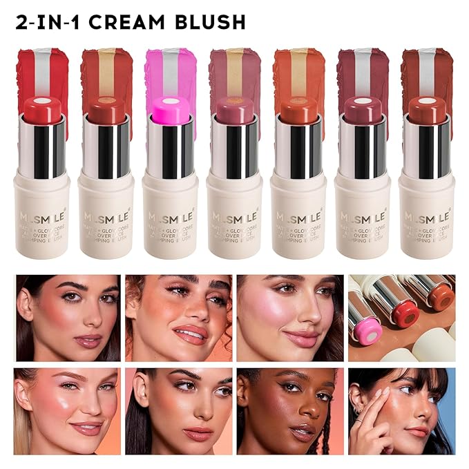 Cream Blush, Jelly Blush, Beauty Blush Makeup Sticks, Stick #04