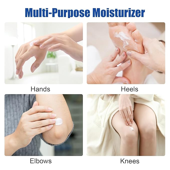 60% Urea Cream for Feet, Urea Foot Hand Cream Knees Heel for Dry Cracked with 2% Salicylic Acid Hydrates & Nourish Foot Care for Softening and Moisturizing Smoothing Skin Women Men Lotion 5.3oz