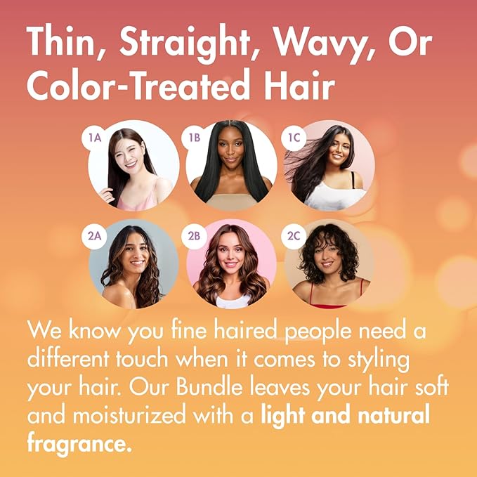 MopTop Lightweight Curly Hair Shampoo and Conditioner Set – Gentle Shampoo + Light Conditioner, Reduces Frizz & Restores Dry Damaged Hair, Sulfate & Paraben Free – Wavy, Curly, Coily, Kinky (Set of 3)