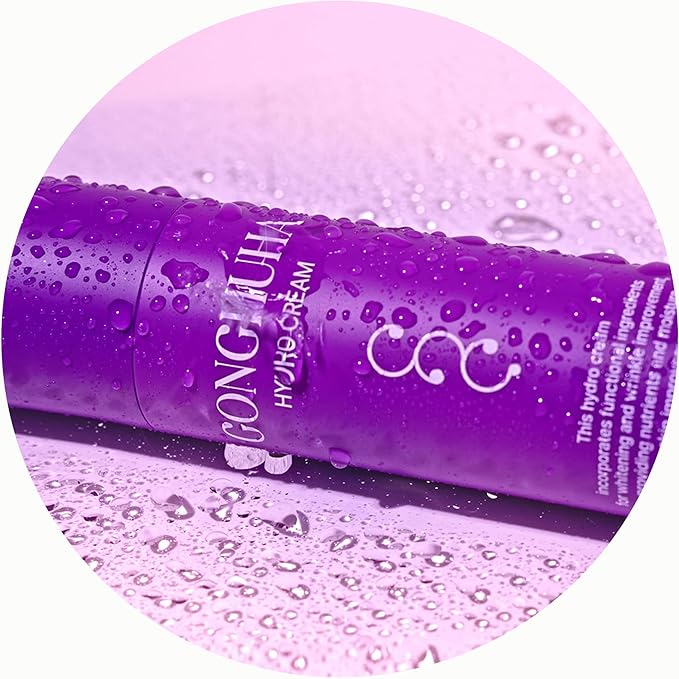 GONGHUHA Hydro Cream – Lightweight Ultra-Hydrating Face Moisturizer for Glowing Skin | 50ml (1.69 fl oz) with Hyaluronic Acid & Cica | Korean Skin Care