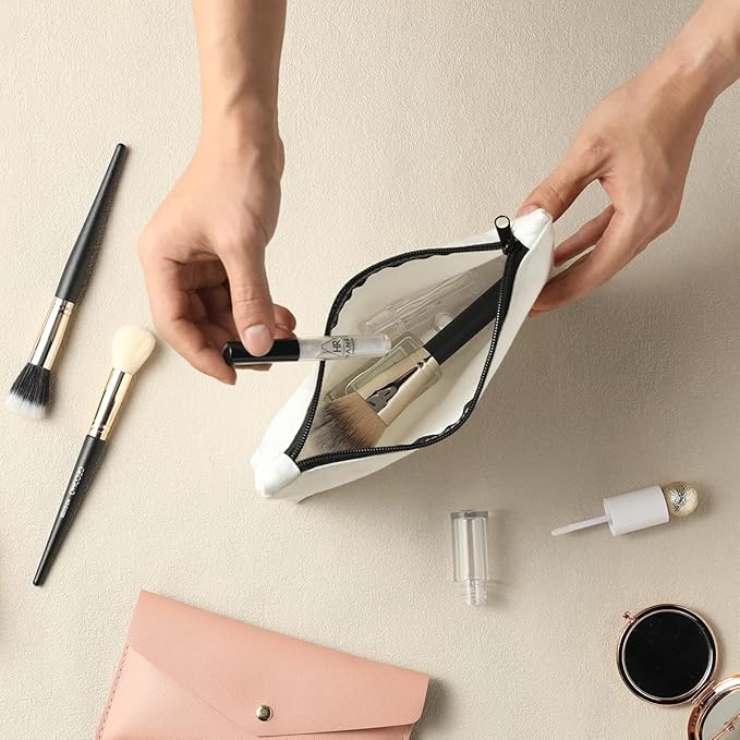 NBIAN Hair Stylist Makeup Bag, Hairdresser Gift, Hairdresser Gifts for Women I Can't Fix Stupid But I Can Fix Your Hair, Makeup Travel Case, Inspirational Hair Stylist Gift Valentine's Day Gift