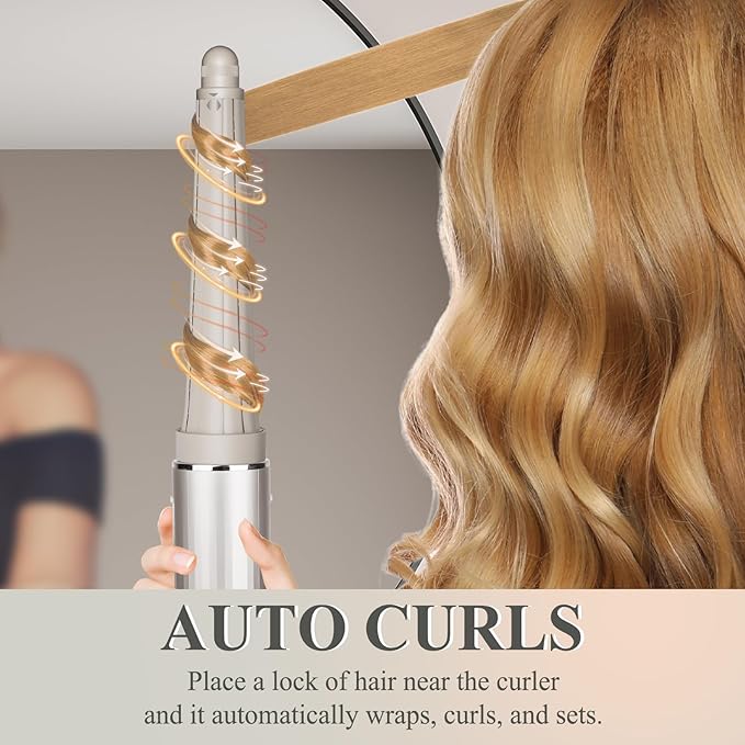 Long Curling Iron Conical Barrels Attachment for Shark FlexStyle, 0.78-1.4Inch Auto-Wrap Curling Iron Curlers to Create Natural Classic and Textured Waves
