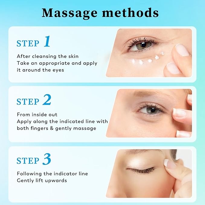 Retinol Eye Cream - Eye Cream for Dark Circles, Puffiness, Anti Aging, with Hyaluronic Acid, Peptides, Caffeine, Reduces Bags, Dark Circles Under Eye Treatment, Smooths Wrinkles & Fine Lines, 1 fl. oz