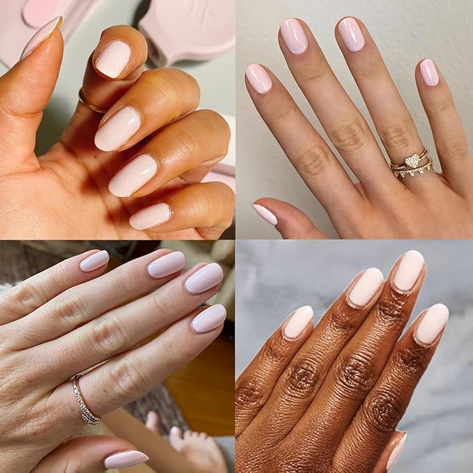 Olive & June Long Lasting Nail Polish | Valentine's Day | Plump Gel-Like Finish No Lamp Needed | Lasts up to 10 days | Salon-Quality 15-Free, Vegan & Cruelty-Free Chip-Resistant | GH Baby Pink
