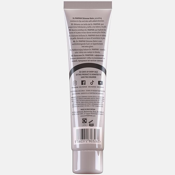 Shimmer, Multi-Purpose Natural No Fragrance Balm