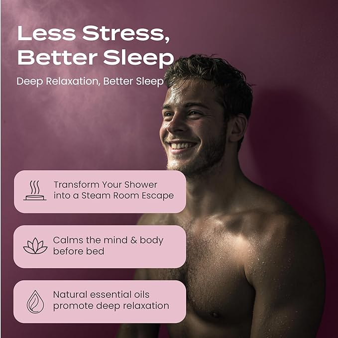 Body Restore Shower Steamers Aromatherapy 15 Pack – Valentines Day Gifts for Her and Him, Birthday Gifts for Women and Men, Relaxation, Stress Relief, Self Care, Bath Bombs – Rose