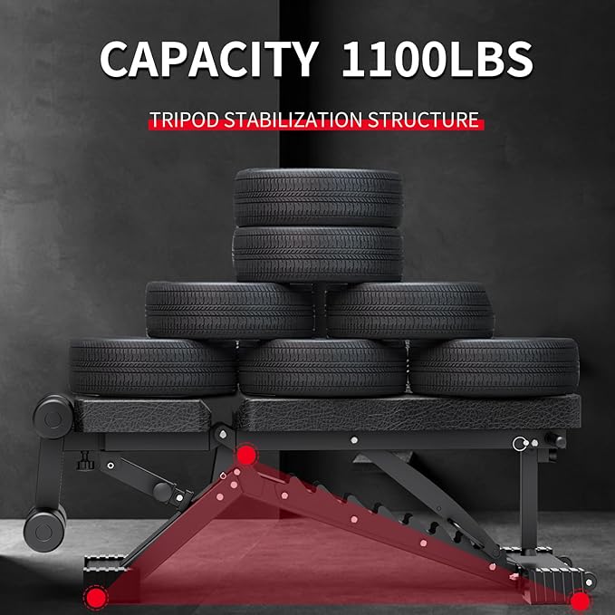 Adjustable Weight Bench 1100 LB