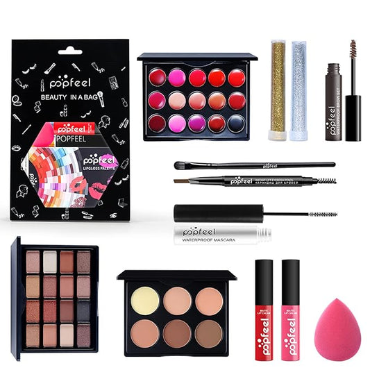 All-in-one Holiday Makeup Gift Set | Full Makeup