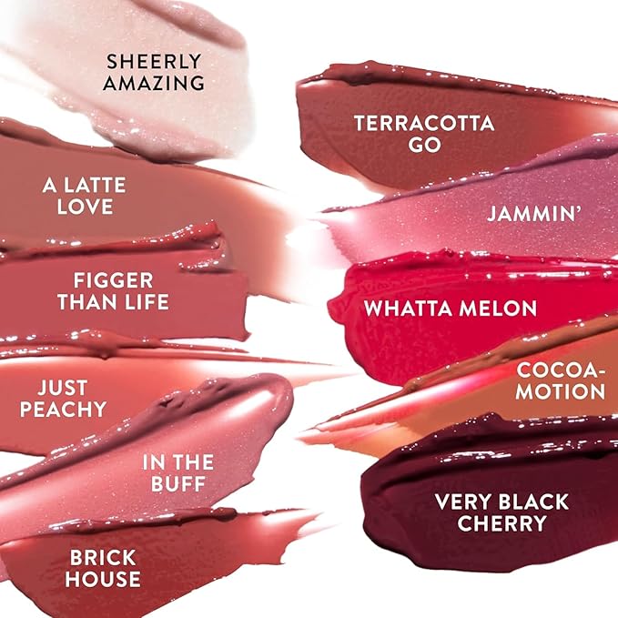 LAURA GELLER NEW YORK Jelly Balm Moisturizing Tinted Lip Balm - In the Buff - Hydrating Vitamin E - Semi-Shine Finish