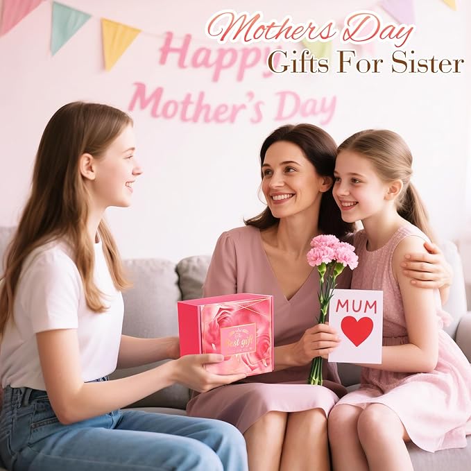 Sister Birthday Gifts: Eletorot Spa Relaxation Baskets Set for Adult, Teen, Twin, Younger, Older Sisters, Unique Best Sister Ever Gift ideas for Christmas, Valentines, Mothers Day, Easter, Graduation