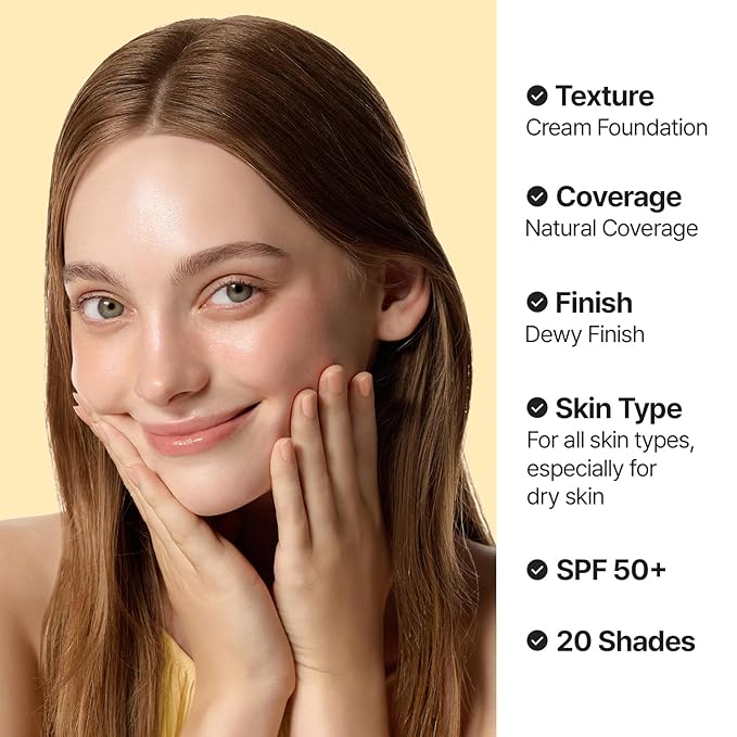 [MINI SIZE] AGE20'S Signature Essence Pact | 24W | Vegan Korean Cushion Foundation | Pack of 1 | Cream Foundation, Dewy & Glow Finish, Natural Coverage, SPF 50+ | 0.14 oz
