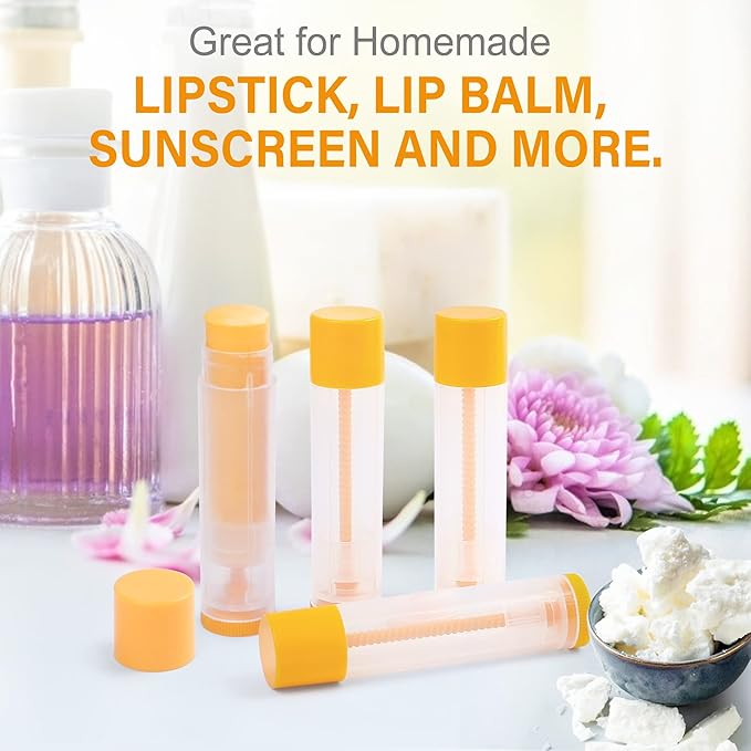 LotFancy Lip Balm Tubes Empty, 60PCS