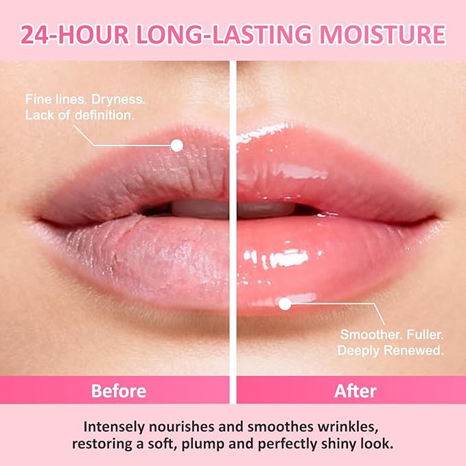 VISRIE 12 PCS Bee Lip Balm Honey Pot, Lip Mask Overnight Moisturizing Honey Balm Lip Balm with Stick, Sleeping Lip Mask for Dry Cracked Lips