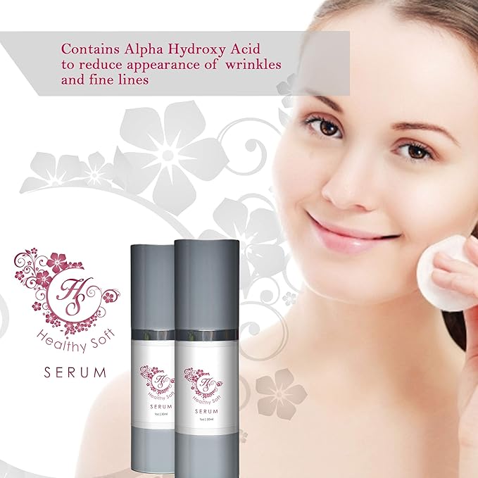 Healthy Soft Serum- Refresh Skin's Natural Complexion- Brighten Eyes- Diminish Fine Lines and Wrinkles- Hydrate Skin- Brighten Eyes