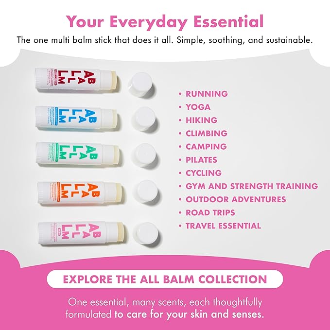 Zizia Rose Multi Balm Stick – Moisturizing and Hydrating Stick for Lips, Hands & Body – with Shea Butter, Jojoba Oil, Aloe Vera, Calendula – Beauty Moisturizer - Travel Essentials - 0.5 oz