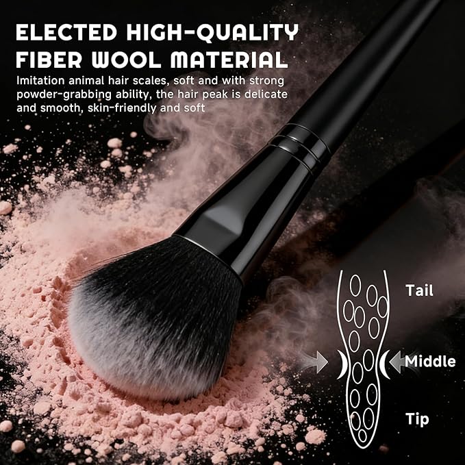 CLRDZN Makeup Brush Set, 62Pcs Makeup Brushes Set Professional, Multi-functional Makeup Brush Sets & Kits with Case Facial Makeup Accessories, Foundation Makeup Brush Kit Eye Make up Brushes & Tools