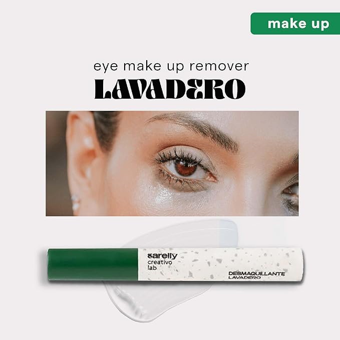 SARELLY Lavadero Eye Makeup Remover | Melts Away Waterproof Makeup | Gentle Formula | Vegan & Cruelty-Free