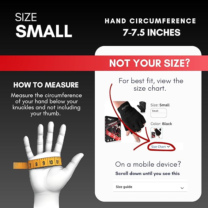 Workout Gloves for Men & Women - Weight Lifting & Gym Gloves with Enhanced Grip, Wrist Support & Palm Protection - Fitness, Training, Crossfit, Cycling & Exercise