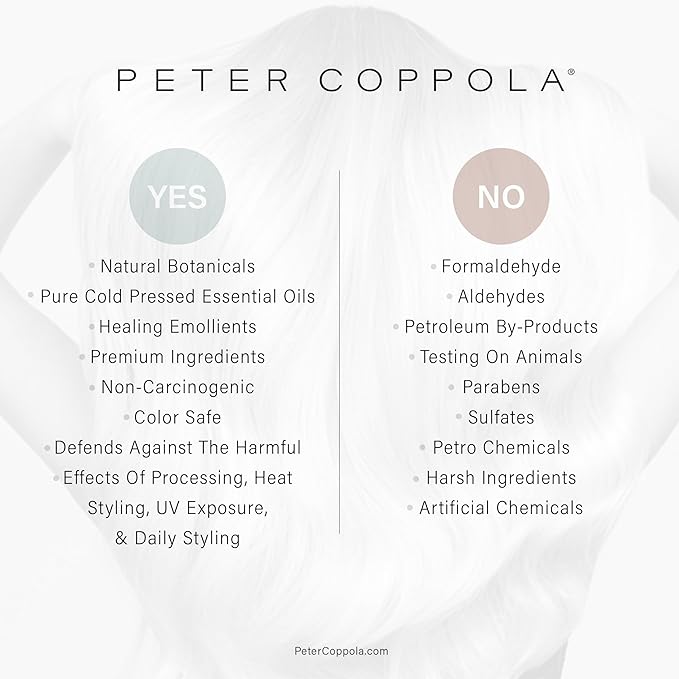 Peter Coppola a-Keratin Hydrating & Repairing Shampoo and Conditioner Duo - Strengthen and Repair Damaged Hair - Nourishes for Soft, Shiny Hair 10 oz
