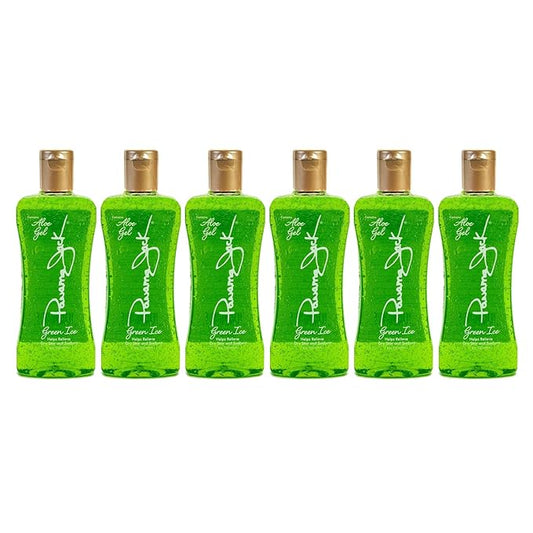 Panama Jack Green Ice Gel - Aloe Vera After Sun Formula Contains No Alcohol, Helps Preserve Tan, Relieves & Moisturizes Dry Skin & Sunburn, 8 FL OZ (Pack of 6)