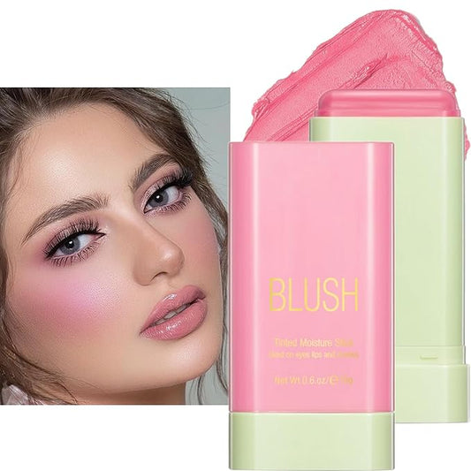 Blush Stick, Cream Blush Stick for Cheeks &