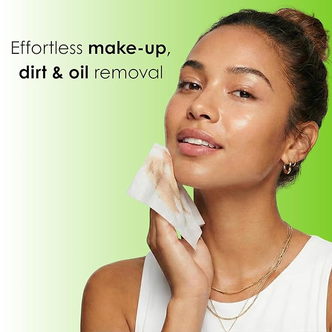 Global Beauty Care Refreshing Makeup Remover Wipes - Gentle Daily Facial Cleansing Wipes for Sensitive Skin, Cucumber Infused W/Vitamin A, C & E for Smooth Skin, Travel-Friendly, 60 Count (1-Pack)