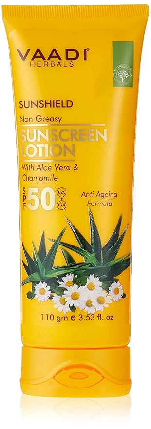 Vaadi Herbals Sunscreen Lotion SPF-50,