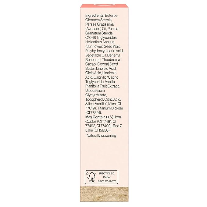 Honest Beauty Moisturizing Vegan Tinted Lip Balm, Antioxidant-rich, Acai Extracts, Avocado Oil, Paraben-Free, Cruelty Summer, Melon