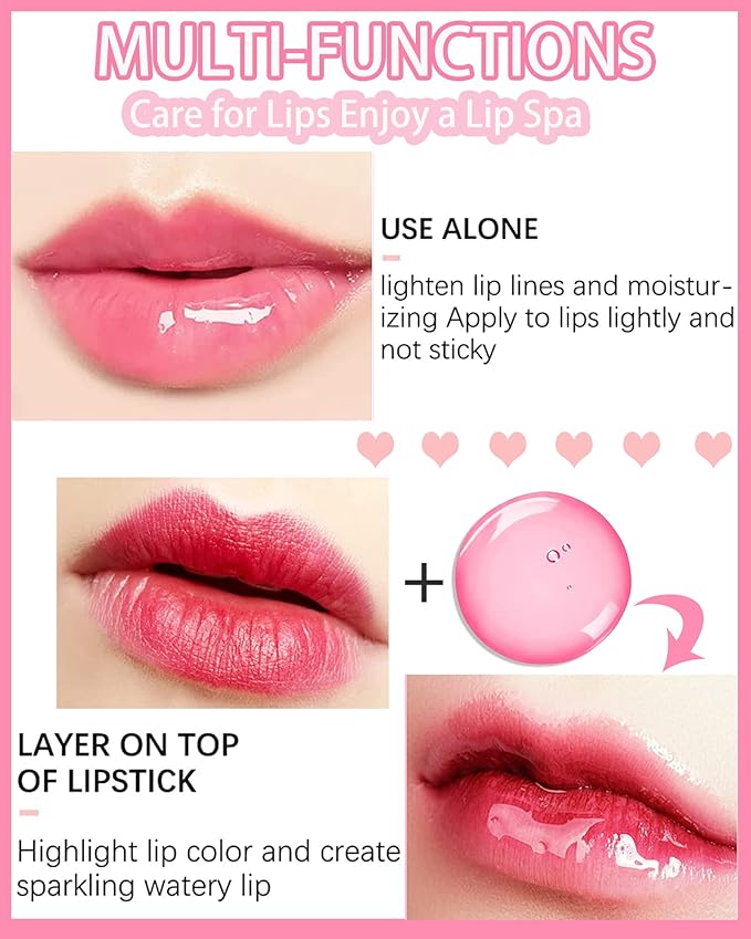 Plumping Lip Glow Oil,Hydrating Tinted Lip Oil Gloss,Transparent Toot Lip Oil Lipgloss,Long Lasting Moisturizing Glow Reviver Lip Care Oil,Lip Tint Stain Lipstain,Christmas Gift for Women(#015 Cherry)