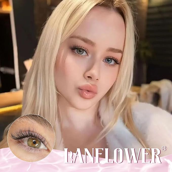 Natural Lash Clusters Wispy Eyelash Clusters Clear Band Cluster Eyelash Extensions 168pcs Individual Lashes Soft and Lightweight Bandless Cluster Lashes C Curved Lash Extension by Lanflower