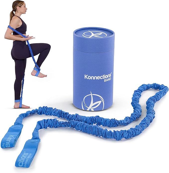 Konnections Fabric Covered Resistance Band Revolutionary Pilates Enhancement Tool for Strength, Flexibility and Precision