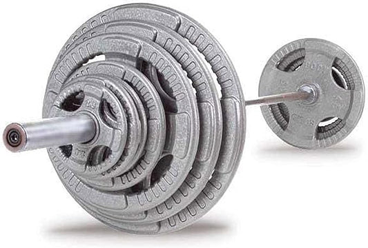 Body-Solid Cast Iron Olympic Quad Grip Design Weight 2 Inch