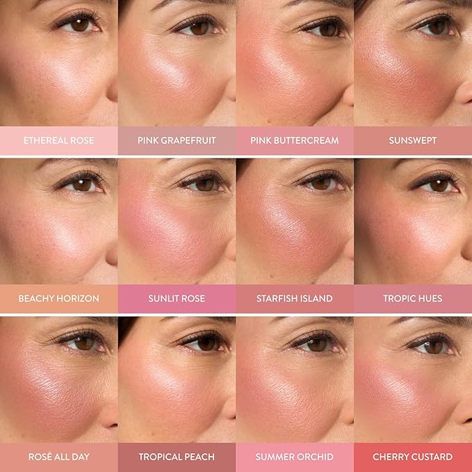 LAURA GELLER NEW YORK Baked Blush-n-Brighten Marbleized Blush for Cheeks - Summer Orchid - Natural Finish - Buildable Color