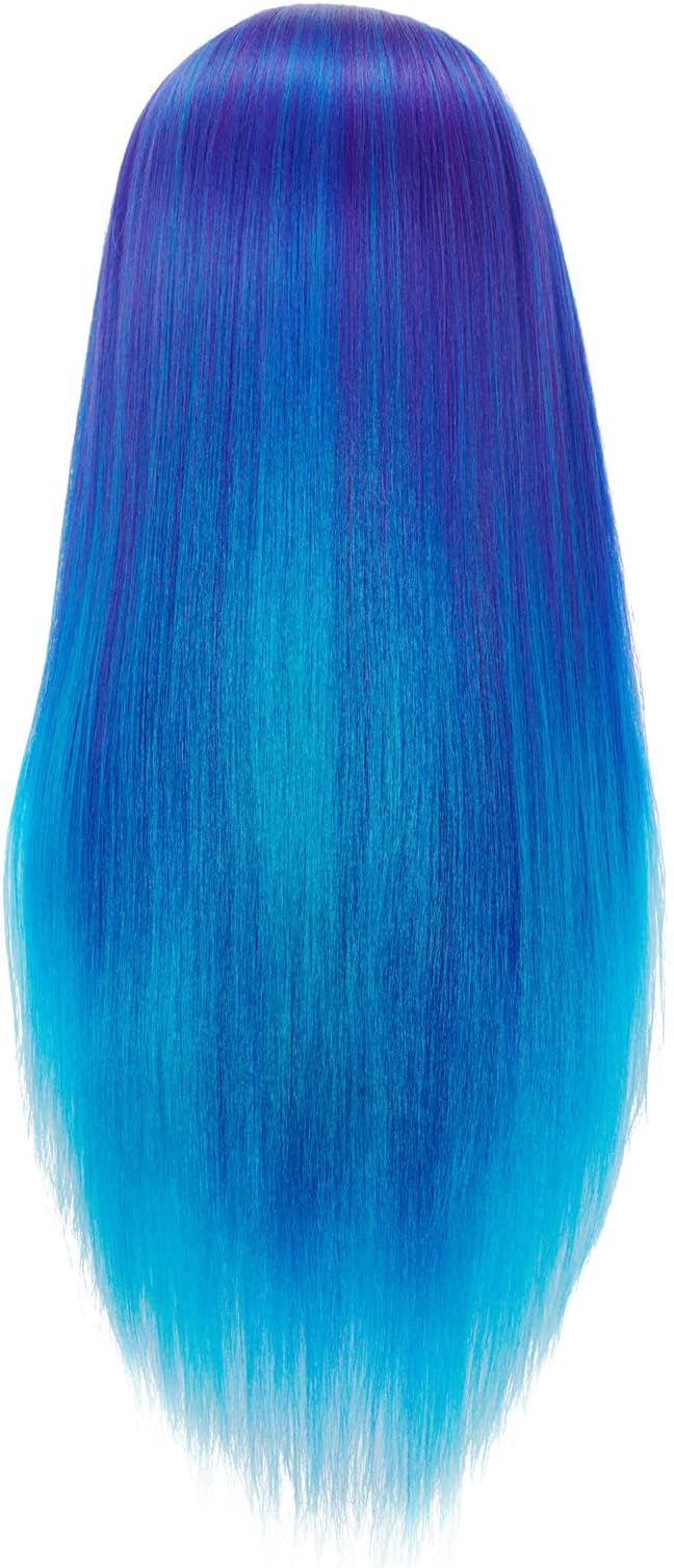 Hairingrid 26"-28" Mannequin Head Hair Styling Training Head Manikin Cosmetology Doll Head Synthetic Fiber Hair and Free Clamp Holder (R71919WD0320)